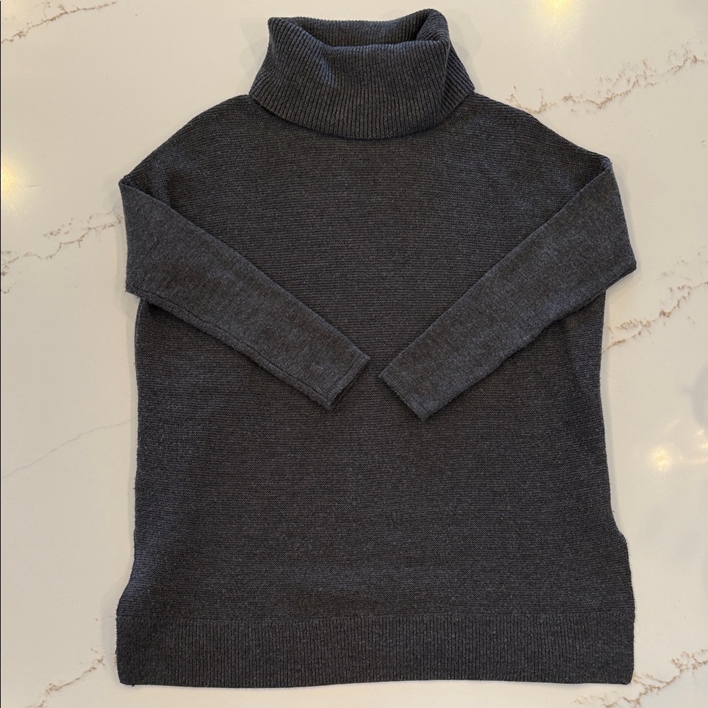Boden Wool Charcoal Turtleneck Sweater Size XS
